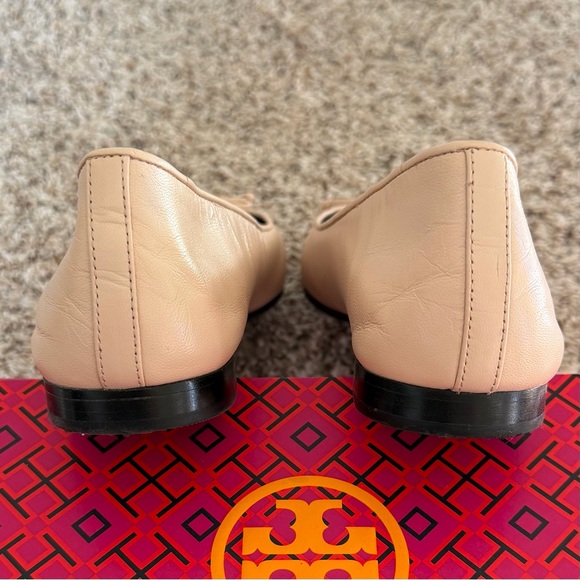 Tory Burch Cap-Toe Ballet Goat Leather Flat - Picture 7 of 12